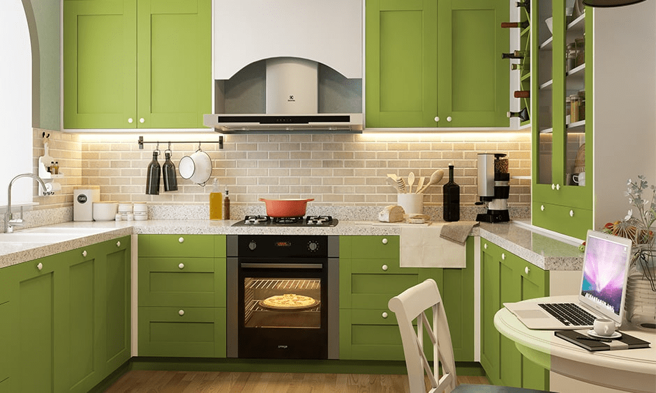 Modern Aluminium Modular Kitchen Colour