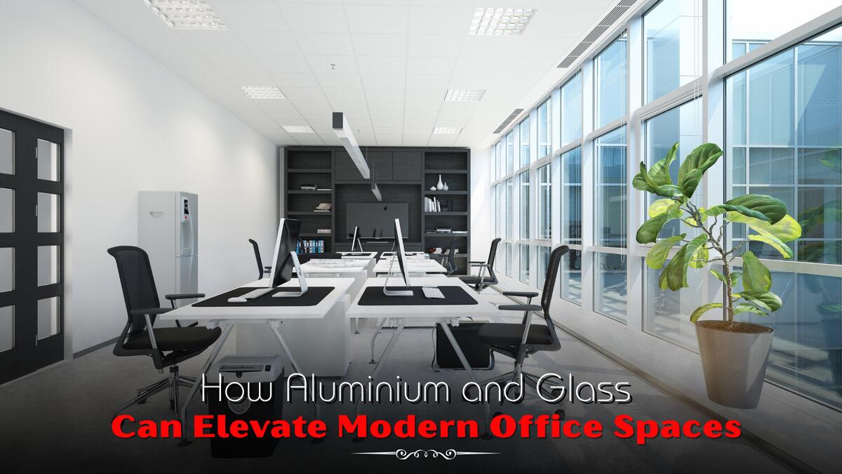 Aluminium glass office design Hyderabad
