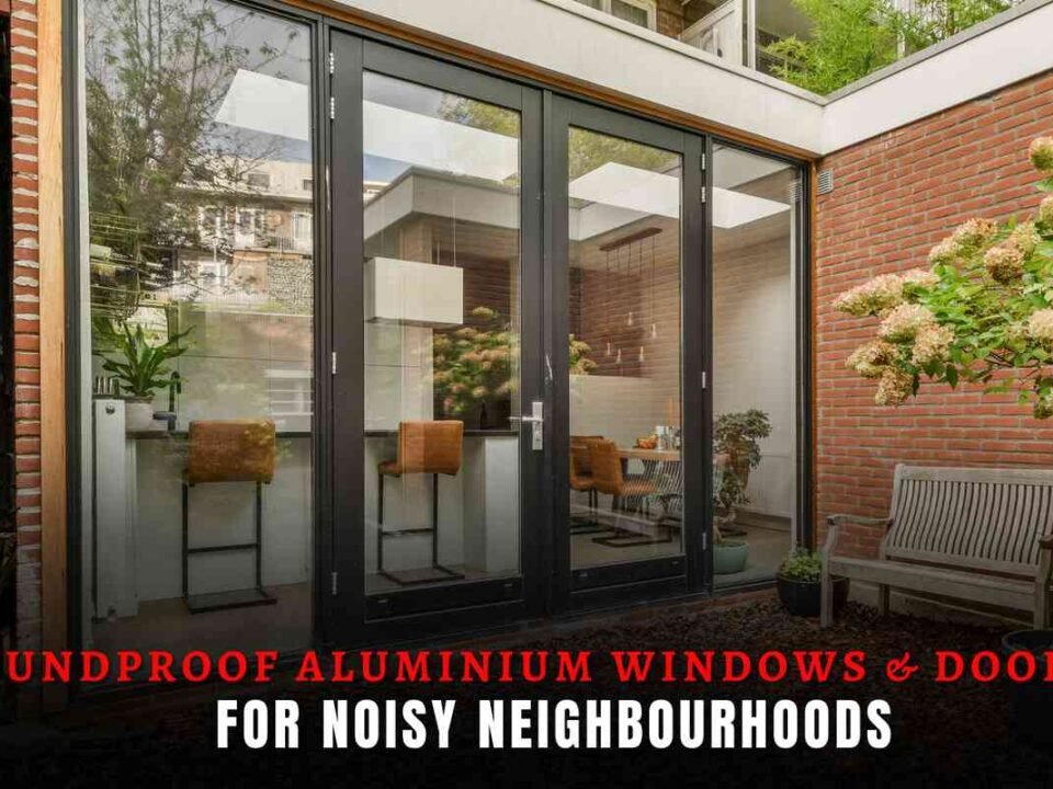 soundproof aluminium windows
