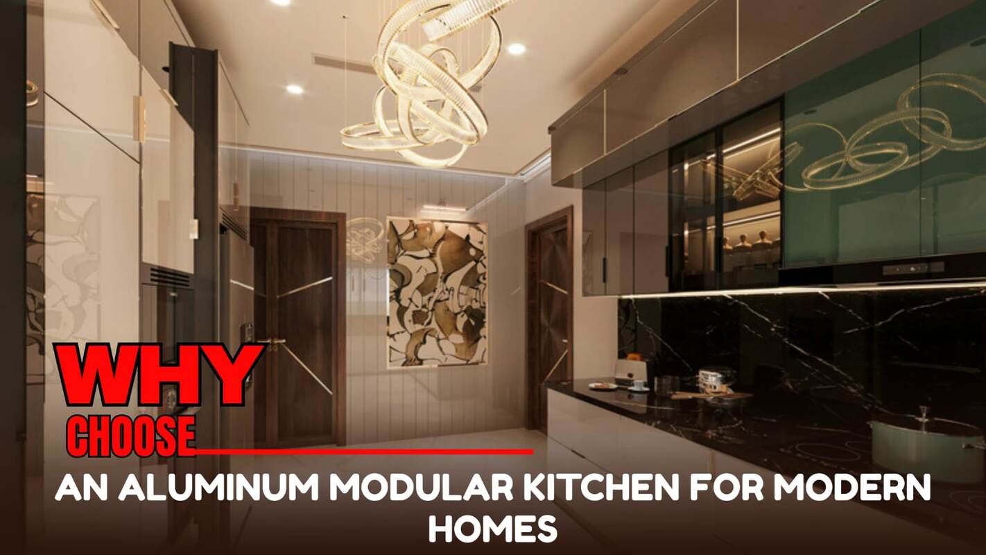 aluminium modular kitchen