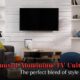 Wall-mounted aluminium TV unit