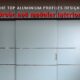 aluminium profile design for wardrobe