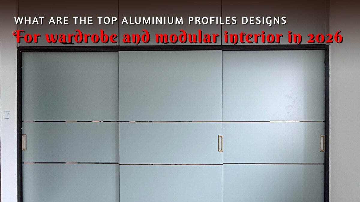 aluminium profile design for wardrobe