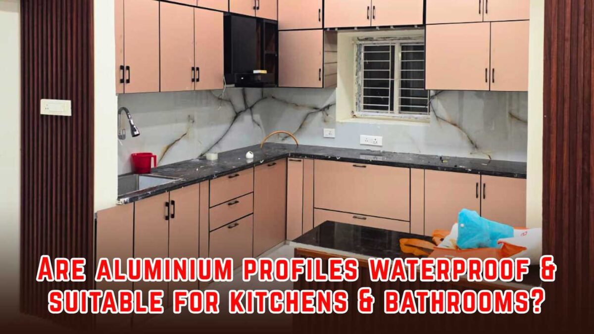 Aluminium & glass work waterproof aluminium profiles
