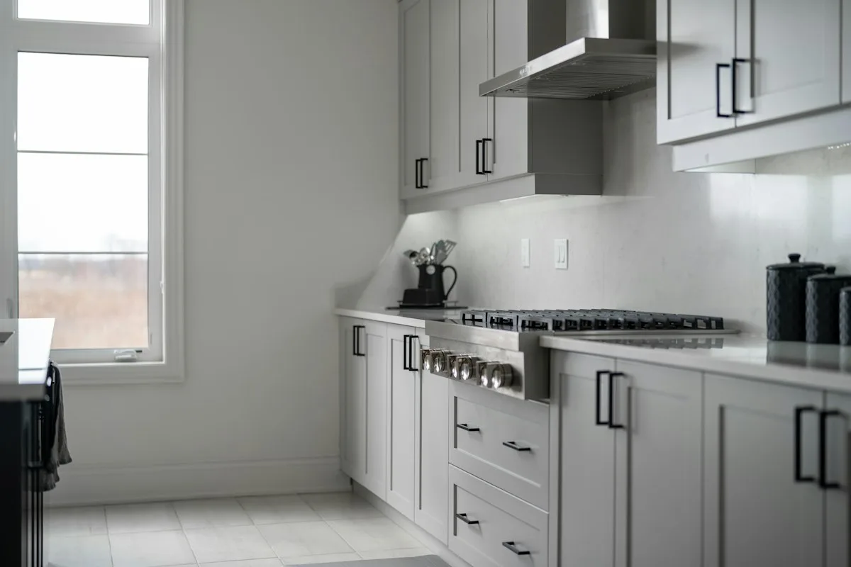 straight modular kitchen Straight modular kitchen with cabinets along one wall